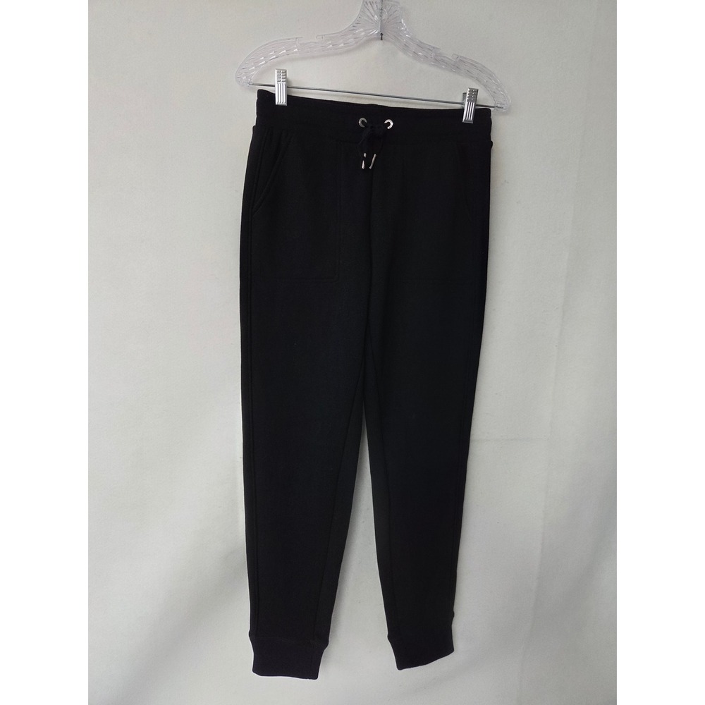 Soma Sunday Lounge Joggers Black Drawstring Sweatpants Women Small 570273111